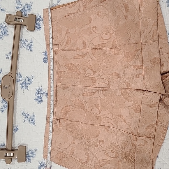 Jean paul gaultier silk floral shorts with lace - Picture 4 of 5